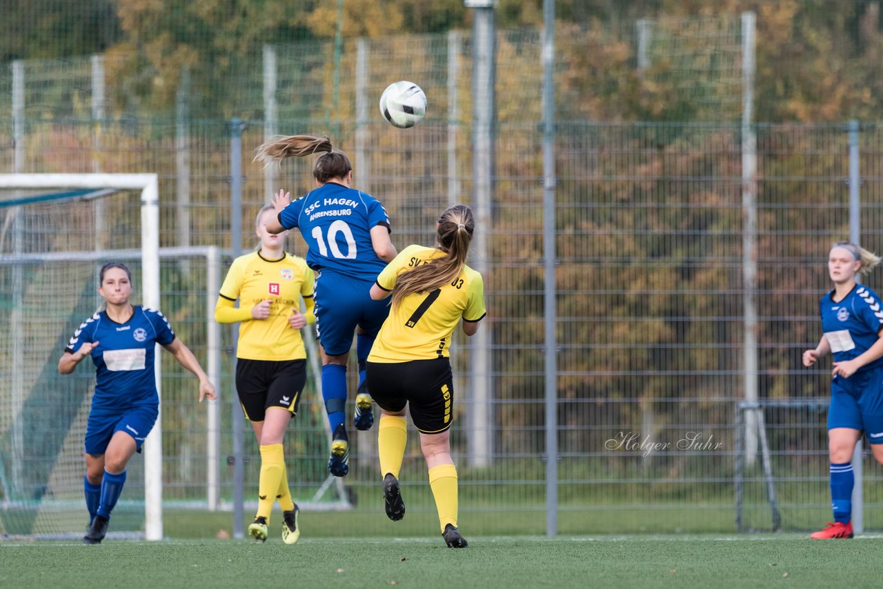 Bild 170 - F SSC Hagen Ahrensburg - SV Frisia 03 Risum-Lindholm : Ergebnis: 2:0